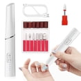 thumbnail image 1 of Fofosbeauty White Electric Cordless Nail Drill Machine for Acrylic Nails, Rechargeable Toenail Sander for all Nails, Professional Manicure Set with Bits for Women, 1 of 9