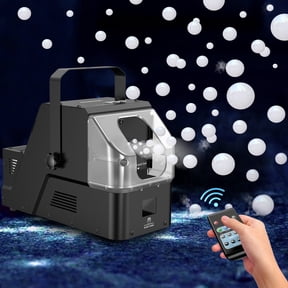 Tilvision Fog Bubble Machine, 450W Bubble Fogger with Remote Control, Smoke Bubbles & Fog Effects for Events