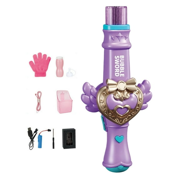 Fog Bubble Machine, Rechargeable Automatic Electric Smoke Bubble Machine, Magic Smoke Bubble Maker, Colorful Lights & Music, Bubble Fog Game for Parties, Beaches, Summer