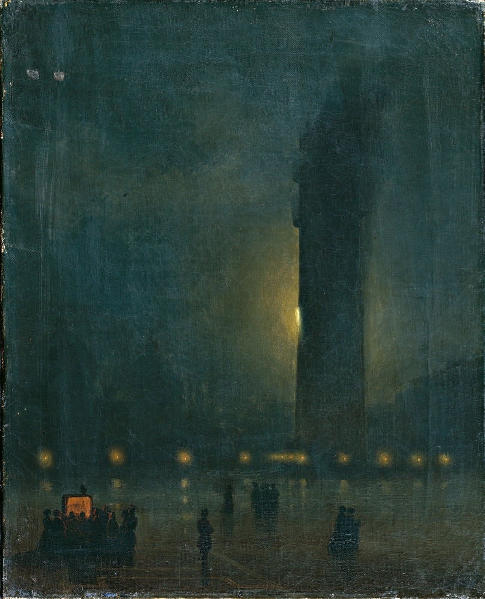 Fog In St Marks Square Canvas Art - (18 x 24)