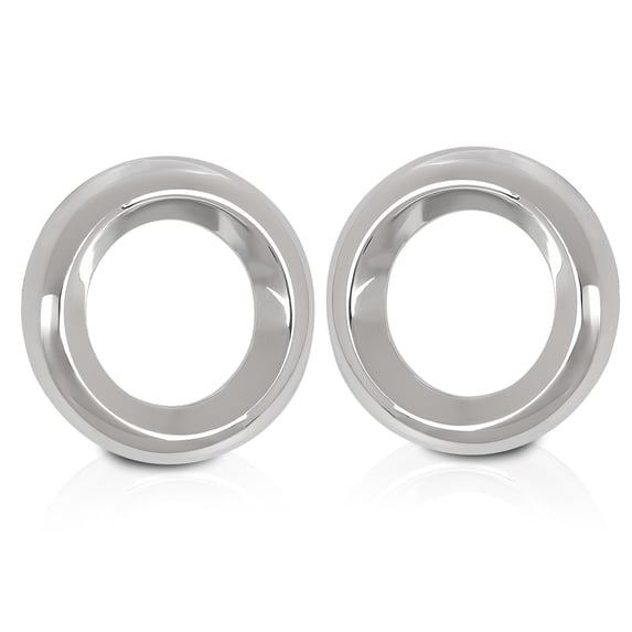 Fog Lamp Bezel Trim Set Left & Right Fog Light Hole Fit for 2009-2012 Toyota RAV4