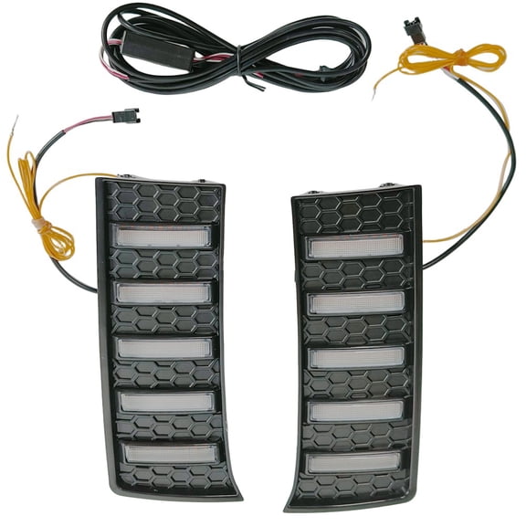 Fog Lamp Turn Signal DRL LED Daytime Running lights For 22-25 Toyota Tundra