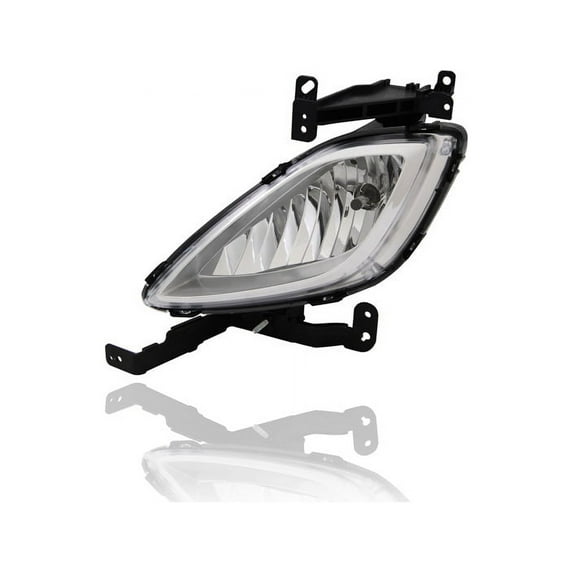Fog Light Assembly - Compatible/Replacement for '11-13 Hyundai Elantra Sedan GLS/Limited (USA Built) - Left Hand - Driver - 922013X000 - CAPA Fits select: 2011 HYUNDAI ELANTRA TOURING
