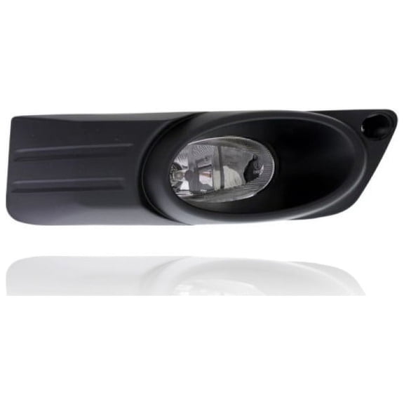 Fog Light Assembly - Compatible/Replacement for '12-14 Honda Fit - Factory Installed With Bracket & Black Plastic Surrounding Cover - Right Hand - Passenger - CAPA - 33902TK6A51