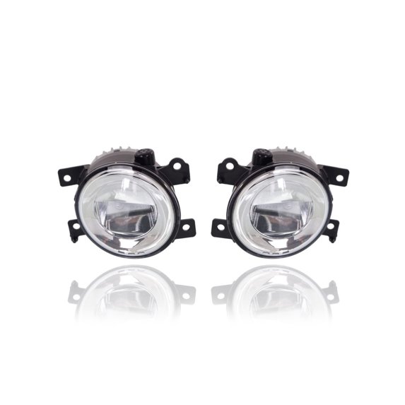 Fog Light Assembly - Compatible/Replacement for '16-17 Infiniti Q50, 14-18 Hybrid, 15-17 QX80, 15-15 Q70/Q70L/Hybrid - Pair, Left Driver + Right Passenger Set - 261504GA0B, 261554GA0B - CAPA