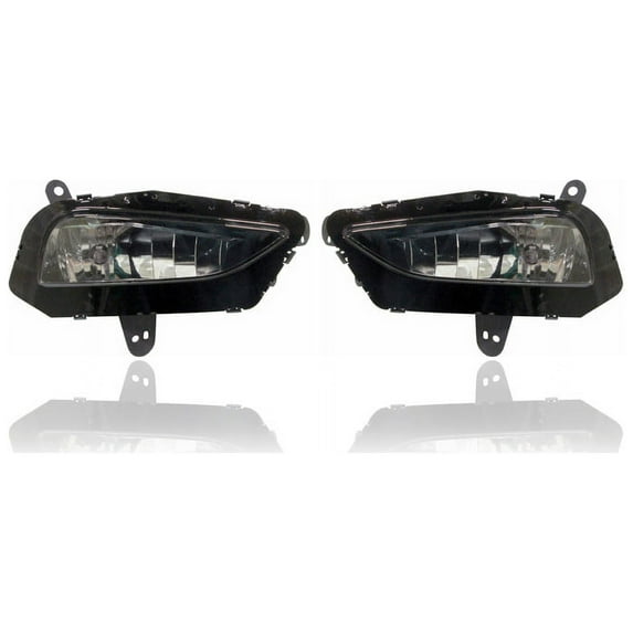 Fog Light Assembly - Compatible/Replacement for '16-19 Chevrolet Cruze Sedan, 17-19 Hatchback - Halogen - Pair, Left Driver + Right Passenger Set - CAPA - 42664452, 42664451