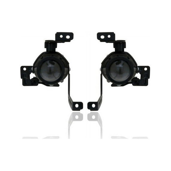 Fog Light Assembly - Compatible/Replacement for '17-19 Kia Sportage AWD LX/EX-Only - Halogen - Pair, Left Driver + Right Passenger Set - 92202D9010, 92201D9010