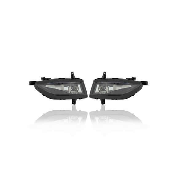 Fog Light Assembly - Compatible/Replacement for '18-19 Volkswagen VW Golf Sportwagon, 18-21 Golf, 19-21 Jetta - Halogen - Pair, Left Driver + Right Passenger Set - 5GM941662A, 5GM941661A