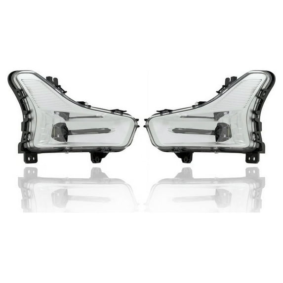Fog Light Assembly - Compatible/Replacement for '19-20 Ford Fushion/Fushion Hybrid/Energi - LED - Pair, Left Driver + Right Passenger Set - KS7Z15200B, KS7Z15201B - CAPA