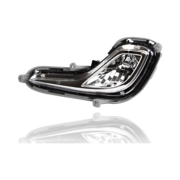 Fog Light Assembly - Compatible/Replacement for '12-17 Hyundai Accent Sedan, 12-17 Hatchback - Left Hand - Driver - 922011R010 - CAPA