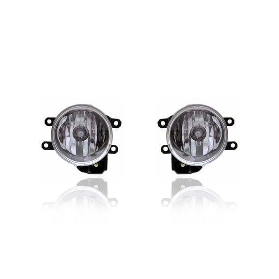 Fog Light Assembly - Cooling Direct Fit/For TO2593129; TO2592129 14-15 Lexus RX350/RX450H, 14-19 Toyota Highlander/Hybrid, 14-16 Corolla, 16-20 Tacoma, 16-18 RAV4 - Pair Left and Right Set, CAPA