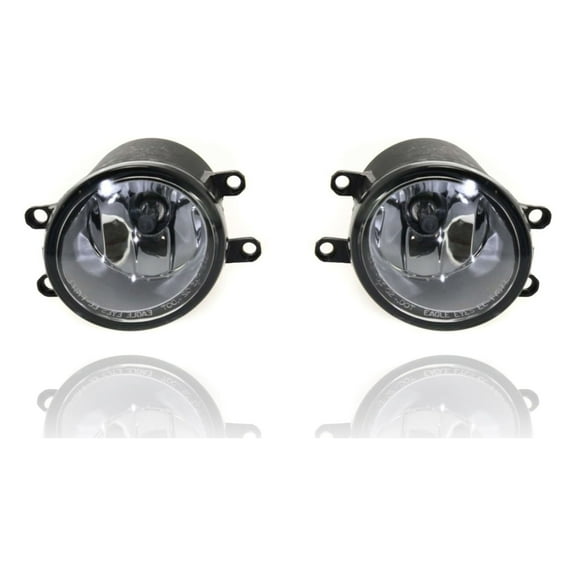 Fog Light Assembly - Depo Fit/For 07-14 Toyota Camry/Hybrid Corolla Matrix Avalon Venza RAV4 Highlander RX350 (North American Build) - Both Left Driver + Right Passenger Set - 8121006071, 8122006071