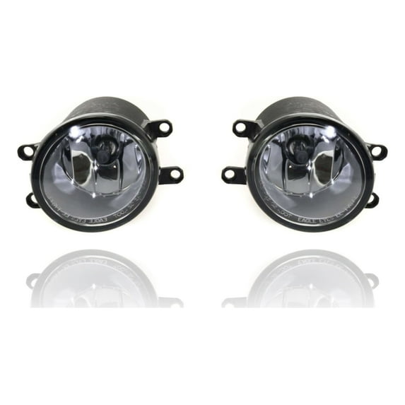 Fog Light Assembly - Depo Fit/For 07-14 Toyota Camry/Hybrid Corolla Matrix Avalon Venza RAV4 Highlander RX350 (North American Build) - Both Left Driver + Right Passenger Set - 8121006071, 8122006071