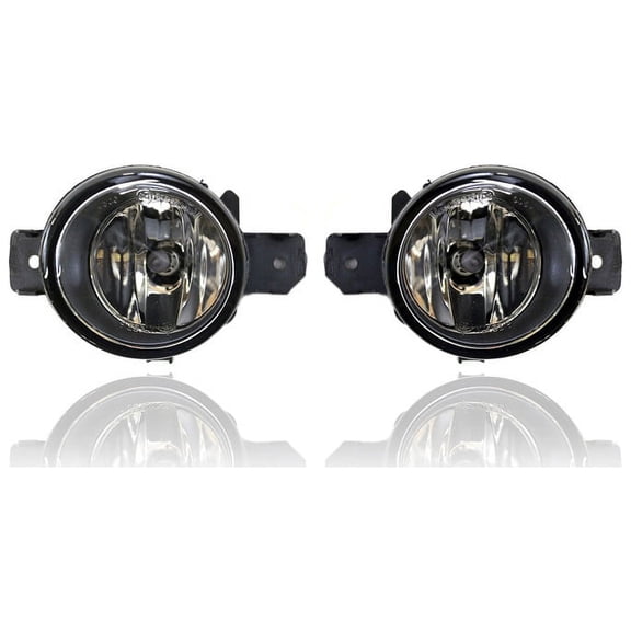 Fog Light Assembly - Eagle Eye Compatible/Replacement for '13-18 Nissan Altima Sedan, 13-16 Pathfinder - With Halogen Daytime Running Light - Left Driver + Right Passenger Set - 261501HA0B, 261551HA0B