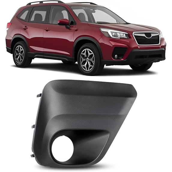 Fog Light Bezel for 2019 2020 2021 Subaru Forester Base,Convenience,Premium Model,PP Material Fog Lamp Cover Replacement(Only Passenger Side)