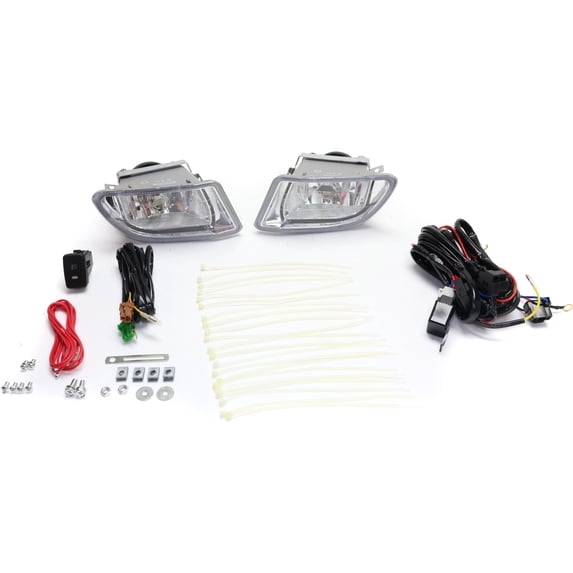 Fog Light Compatible with 2003-2004 Honda Odyssey Front, Left Driver and Right Passenger With bulb(s)