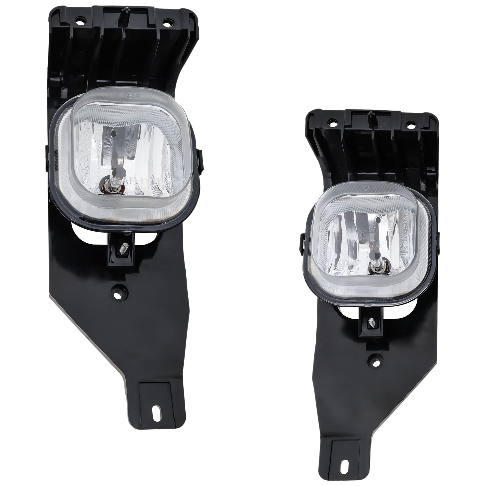 Fog Light Compatible with 2005-2007 Ford F-250 Super Duty F-350 Left Driver and Right Passenger With bulb(s)