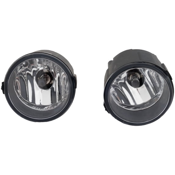 Fog Light Compatible with 2007-2011 Nissan Versa Left Driver and Right Passenger With bulb(s)