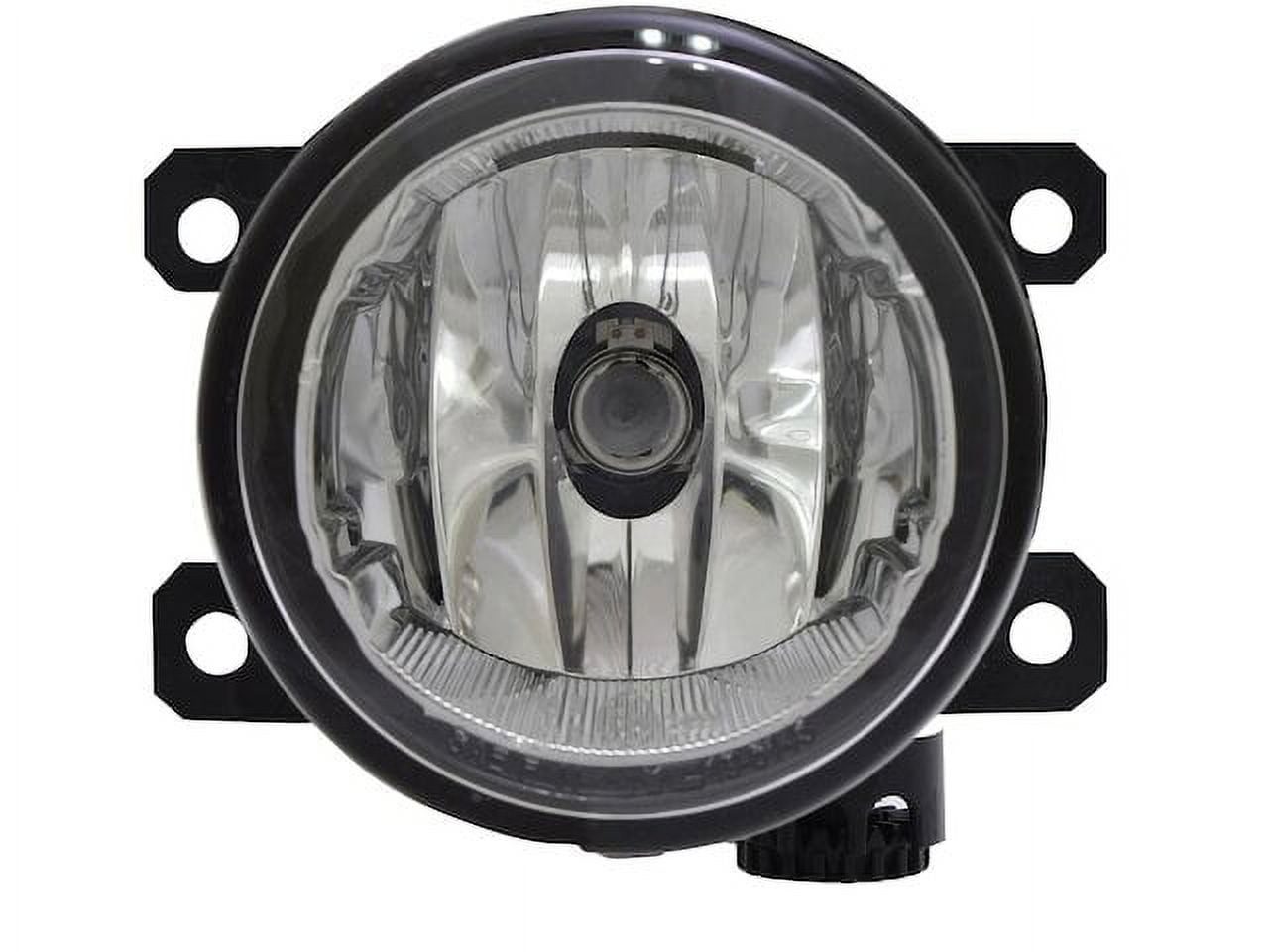 Clear Grass Lens Front Fog Lights + Bulbs For Fiat 500 2012-2015 – Left & Right Pair, Halogen H11