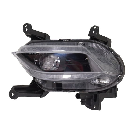 Fog Light Compatible with 2019-2020 Hyundai Santa Fe Front, Left Driver With bulb(s)