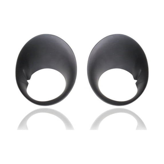 Fog Light Cover - Compatible/Replacement for '02-08 Dodge Pickup - Plastic - Pair, Left Driver + Right Passenger Set - 55077238AB, 55077239AB Fits select: 2002-2008 DODGE RAM 1500