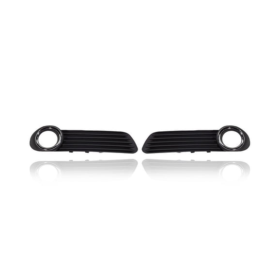 Fog Light Cover Compatible/Replacement for '08-10 Toyota Avalon Limited/Touring/XLX Front Bumper Insert With Lamp Hole, Without Laser Cruise Control Pair, Left + Right Set 5203007020, 5204007020