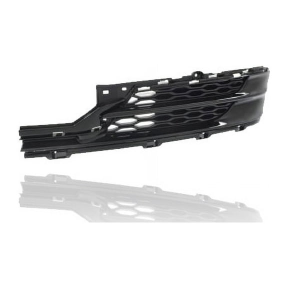 Fog Light Cover - Compatible/Replacement for '18-20 Acura TLX Advance/Base/Elite/Technology - Outer Grille, Without Fog Lamp, Bright-Black - Left Hand - Driver - 71107TZ3A30