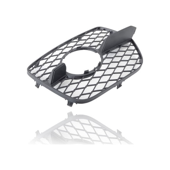 Fog Light Cover - Compatible/Replacement for '08-14 BMW X6/Hybrid - With Lamp Hole, Black - Right Hand - Passenger - 51117176278