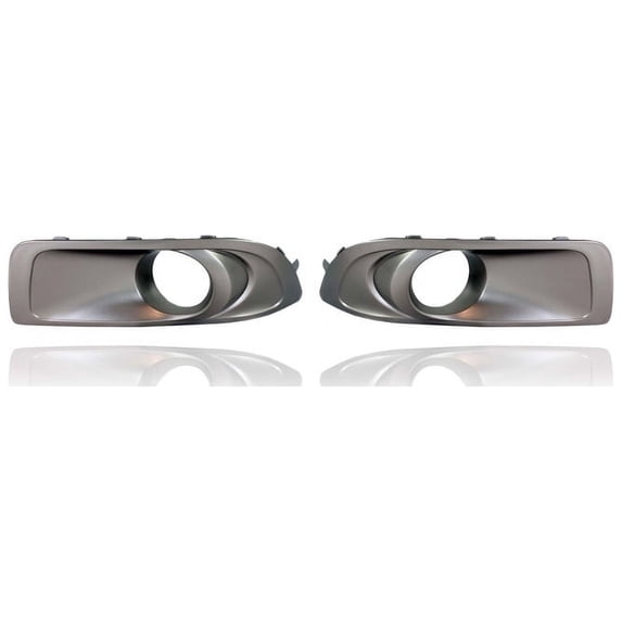 Fog Light Cover - Compatible/Replacement for '10-12 Subaru Outback - Pair, Left Driver + Right Passenger Set - 57731AJ42A, 57731AJ43A