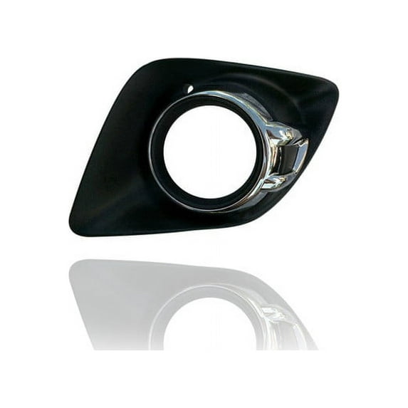 Fog Light Cover - Compatible/Replacement for '11-12 Mitsubishi Outlander Sport/RVR - Chrome/Black - Right Hand - Passenger - 8321A386