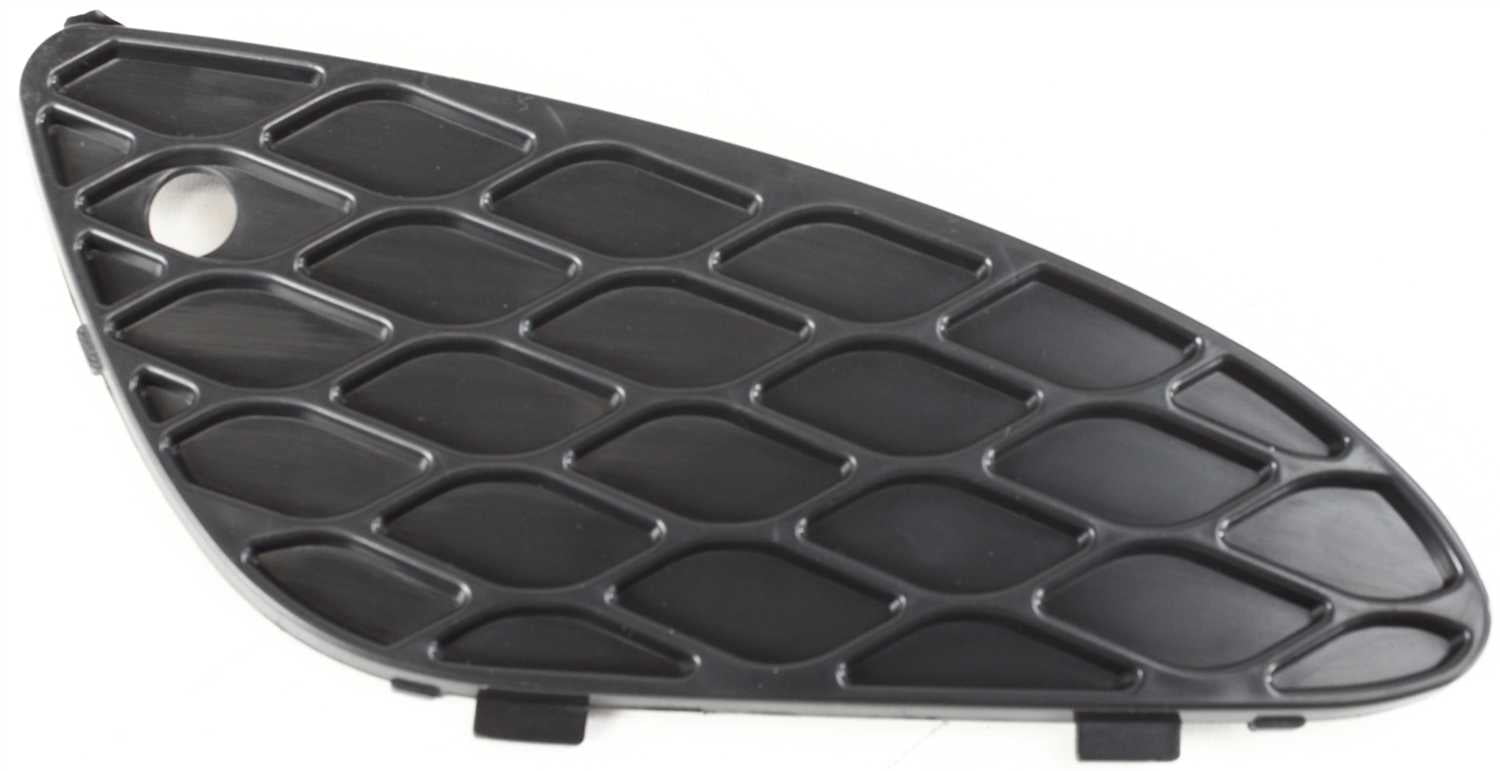 Fog Light Cover Compatible with 2003-2006 Mercedes Benz E320 2006 E350 Right Passenger Side, Outer Black