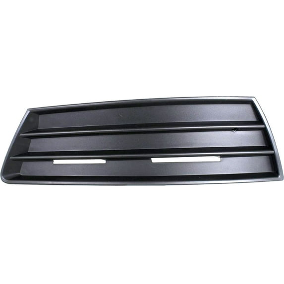 Fog Light Cover Compatible with 2009-2012 Volkswagen CC 2009-2010 Passat Left Driver Textured Black