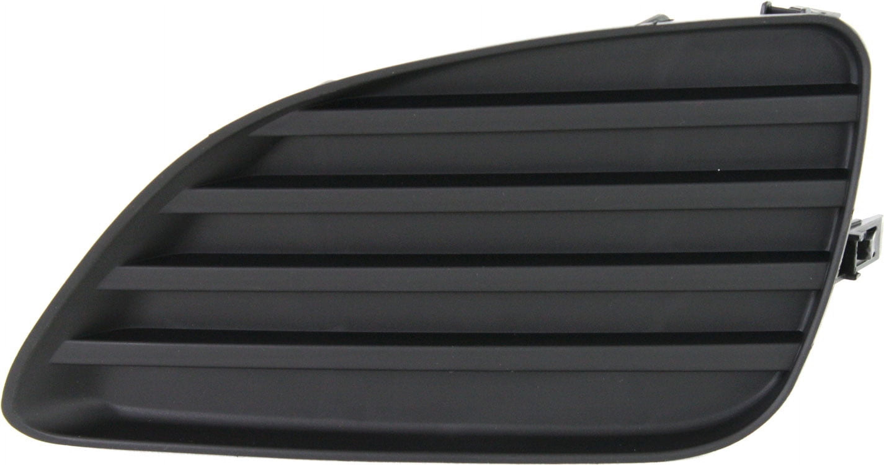 Fog Light Cover Compatible with 2010-2011 Toyota Camry Left Driver Textured Black