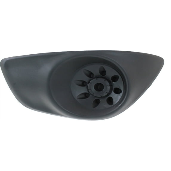 Fog Light Cover Compatible with 2010-2012 Hyundai Santa Fe Left Driver Textured Black