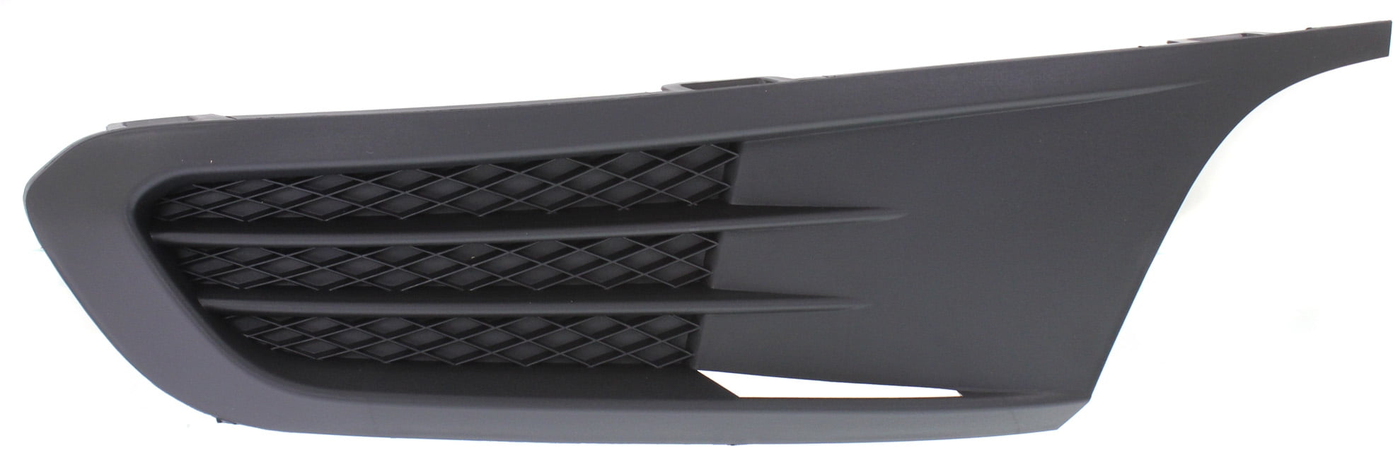 Fog Light Cover Compatible with 2011-2014 Volkswagen Jetta Left Driver Black