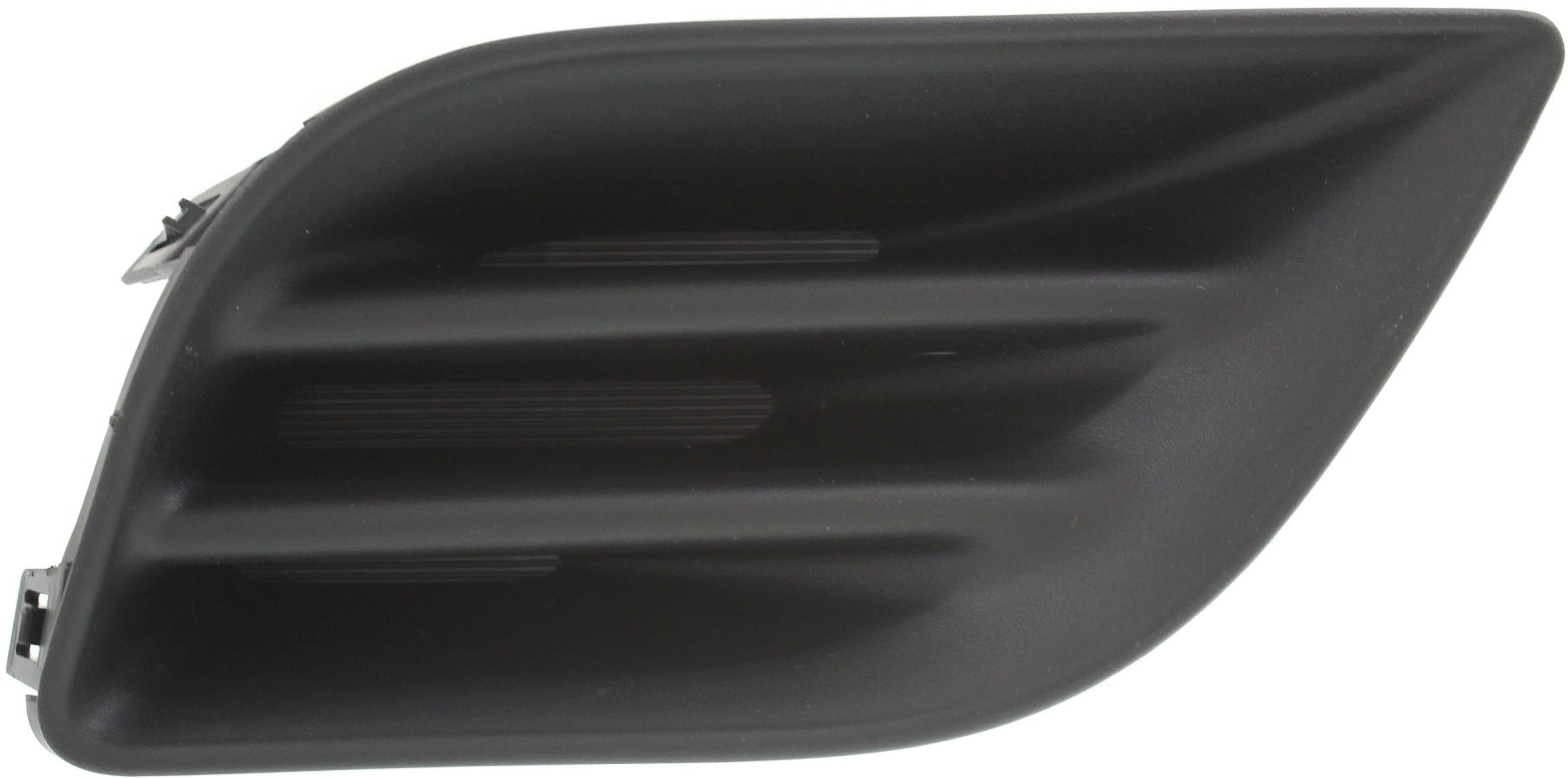 Fog Light Cover Compatible with 2012-2014 Nissan Versa Right Passenger Textured Black