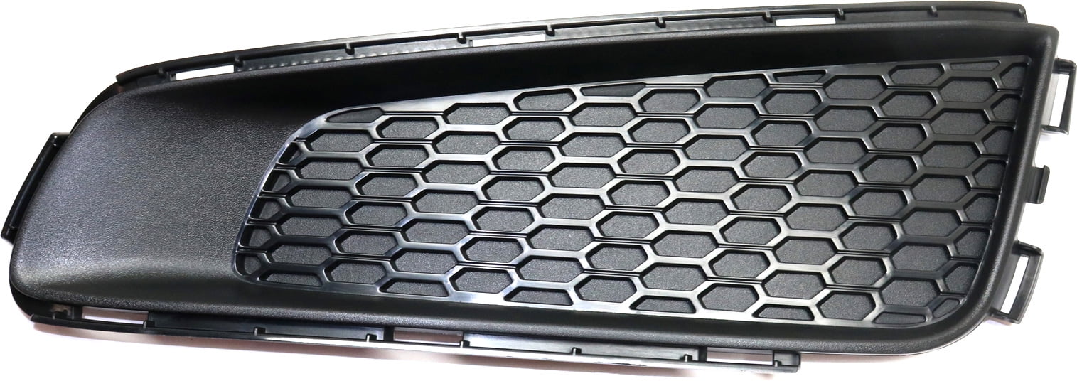 Fog Light Cover Compatible with 2013-2014 Cadillac ATS Left Driver Textured Black