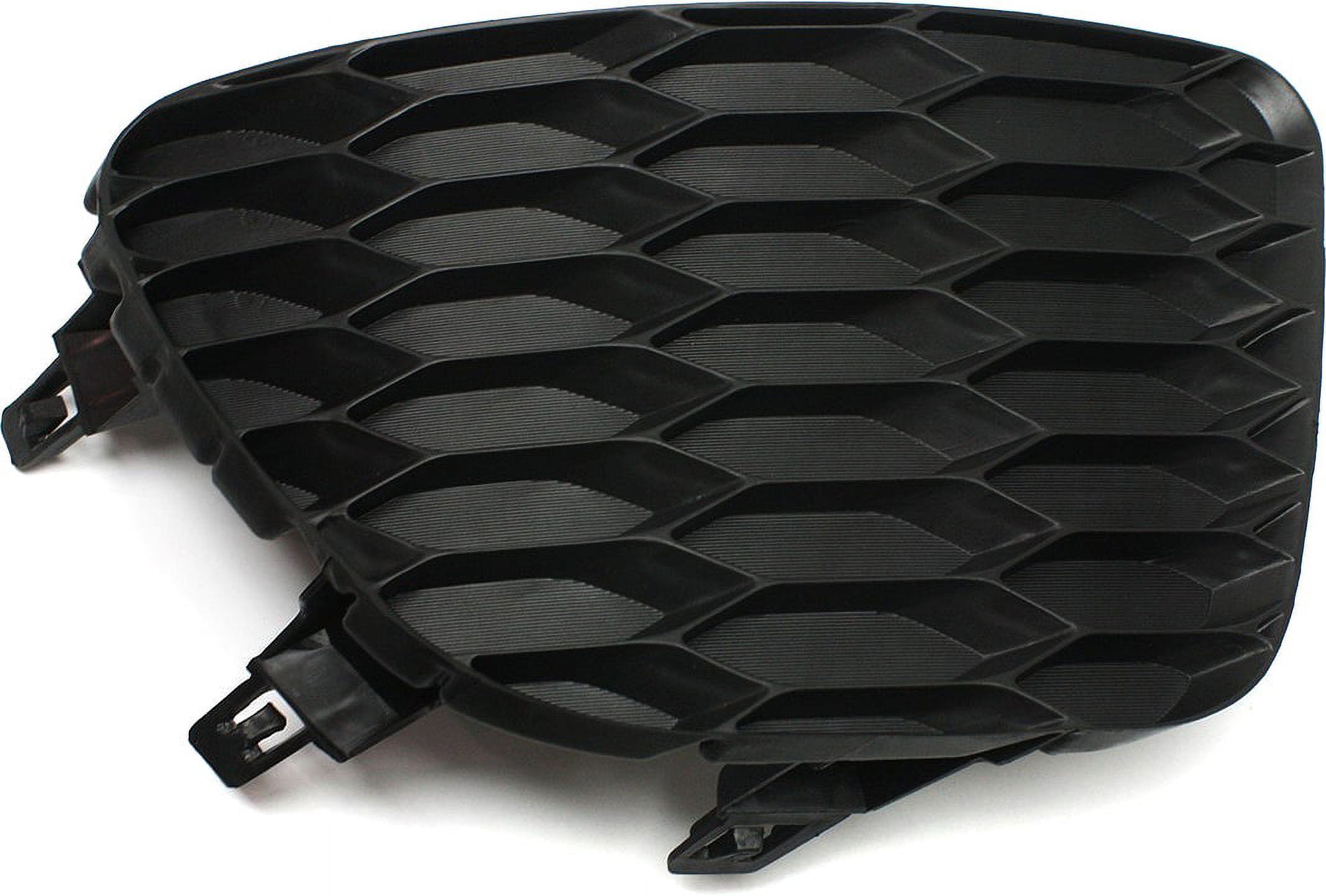 Fog Light Cover Compatible with 2013-2015 Nissan Sentra Right Passenger Textured Black