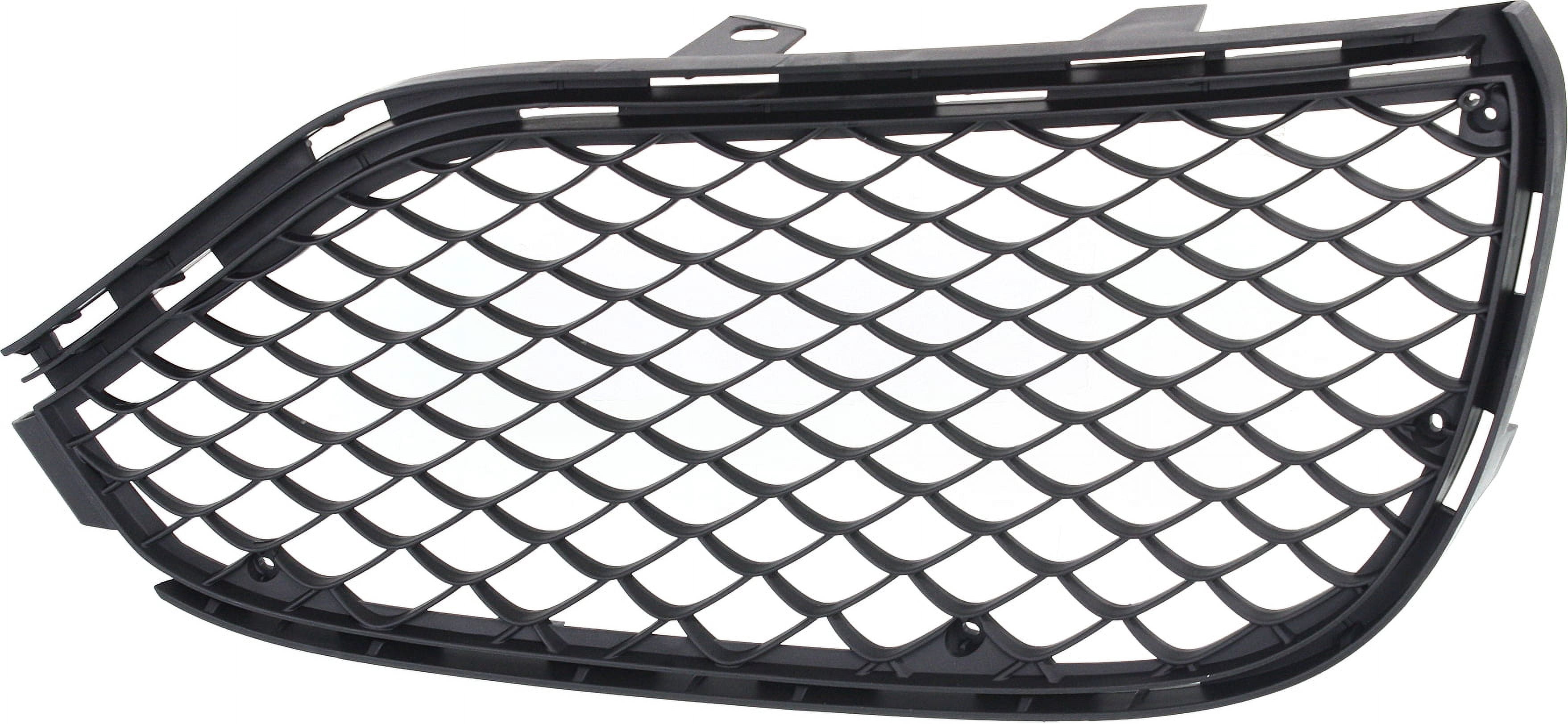 Fog Light Cover Compatible with 2014-2015 Mercedes Benz E63 AMG 2014-2016 S Right Passenger Textured Black