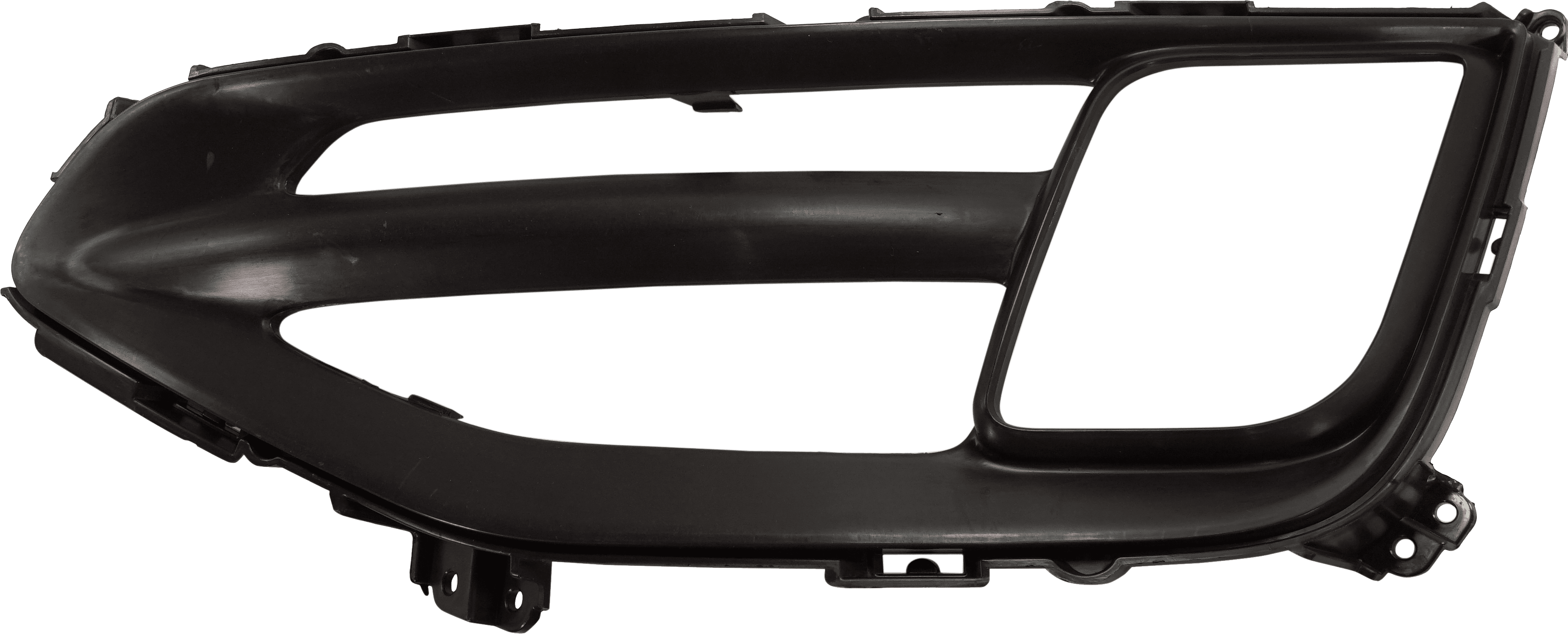 Fog Light Cover Compatible with 2014-2016 Kia Sportage Left Driver Textured Black