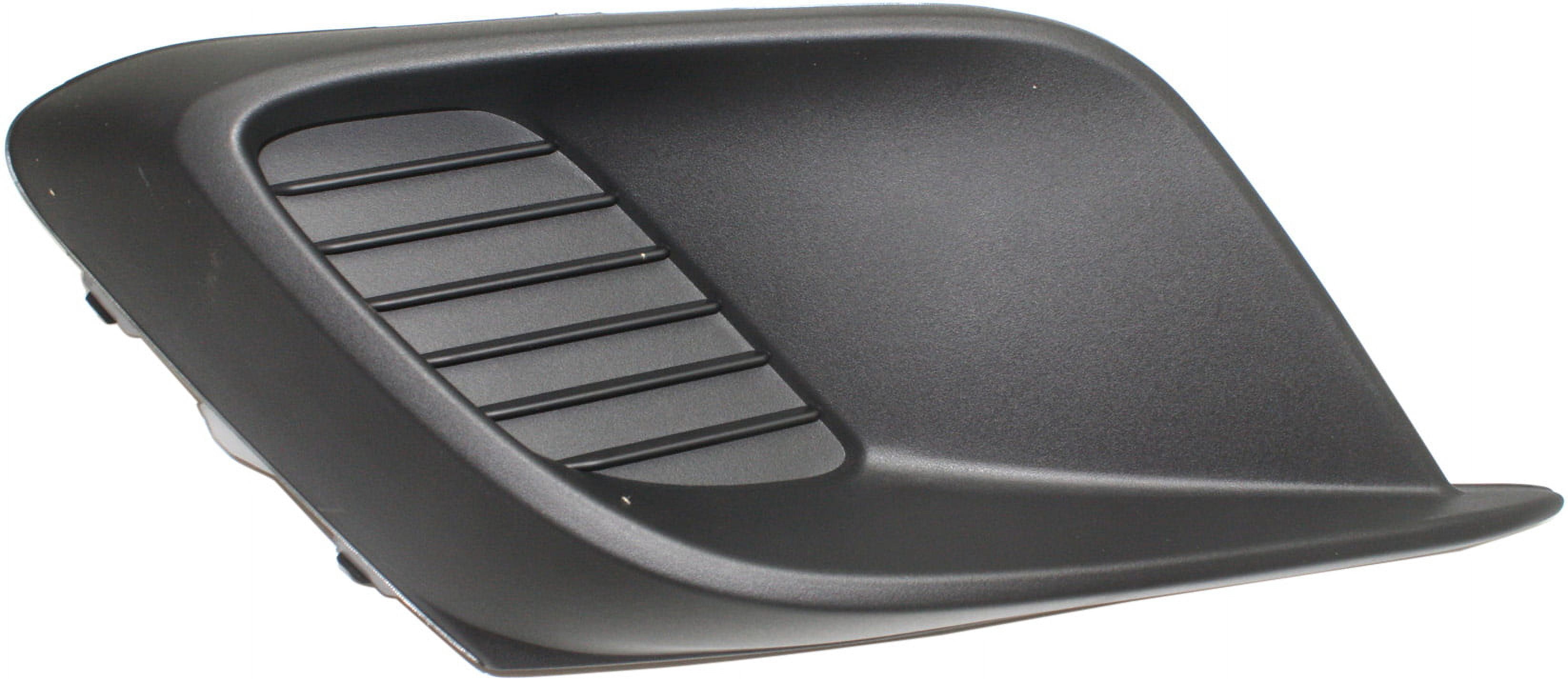 Fog Light Cover Compatible with 2014-2016 Mazda 3 Sport Left Driver Textured Black