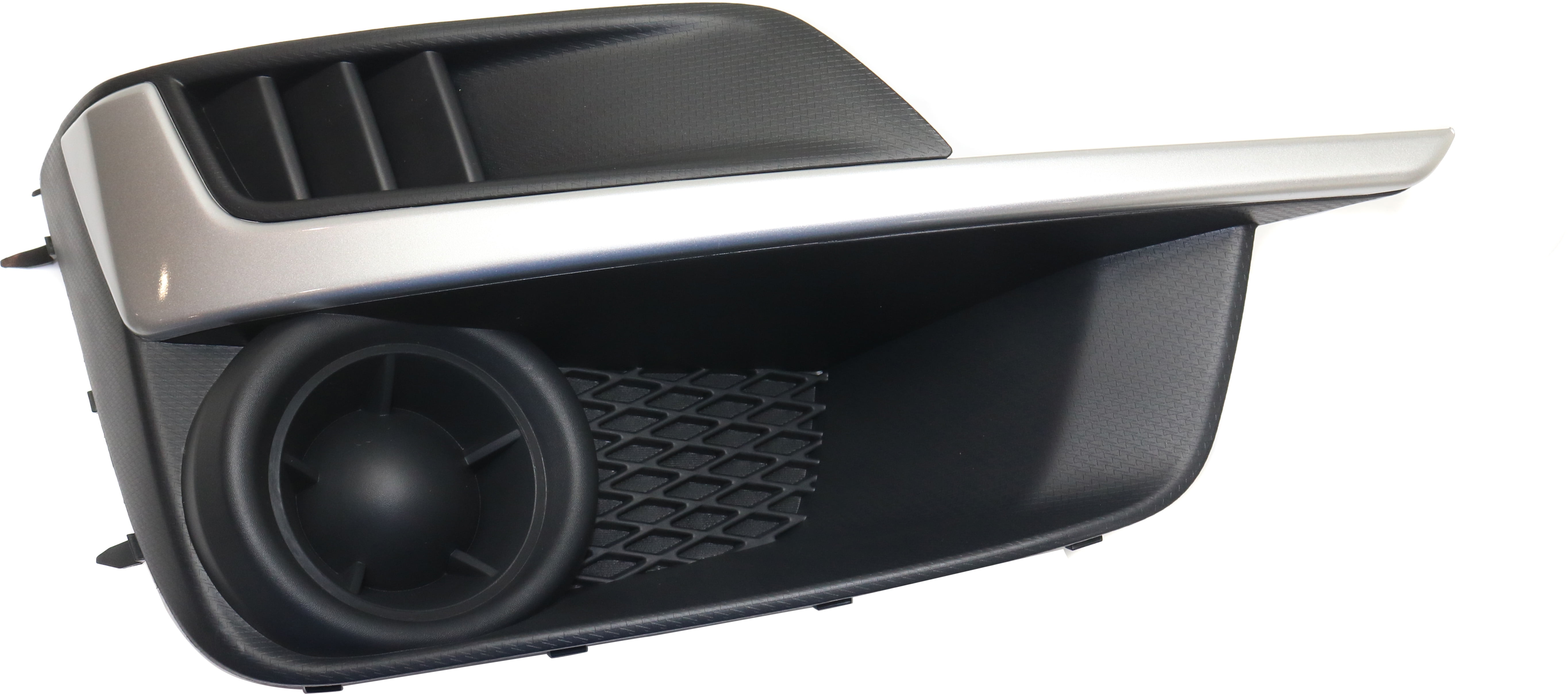 Fog Light Cover Compatible with 2015-2016 Subaru Impreza Right Passenger Textured Black