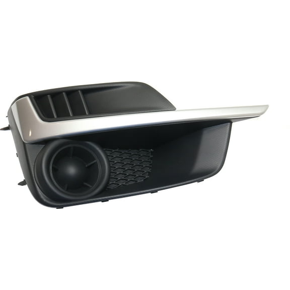 Fog Light Cover Compatible with 2015-2016 Subaru Impreza Right Passenger Textured Black