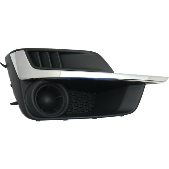 Fog Light Cover Compatible with 2015-2016 Subaru Impreza Right Passenger Textured Black