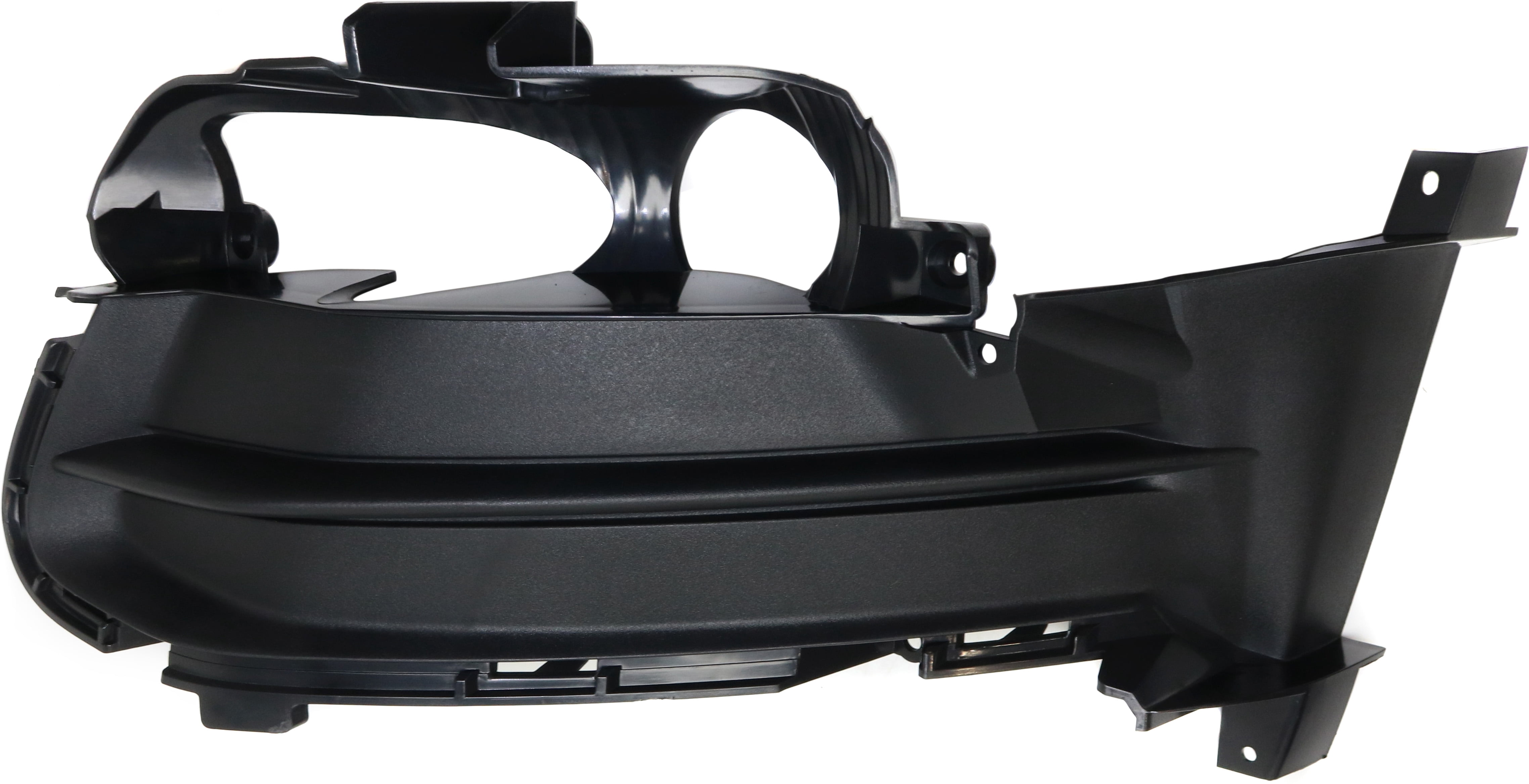 Fog Light Cover Compatible with 2015-2017 Ford Mustang Left Driver Black