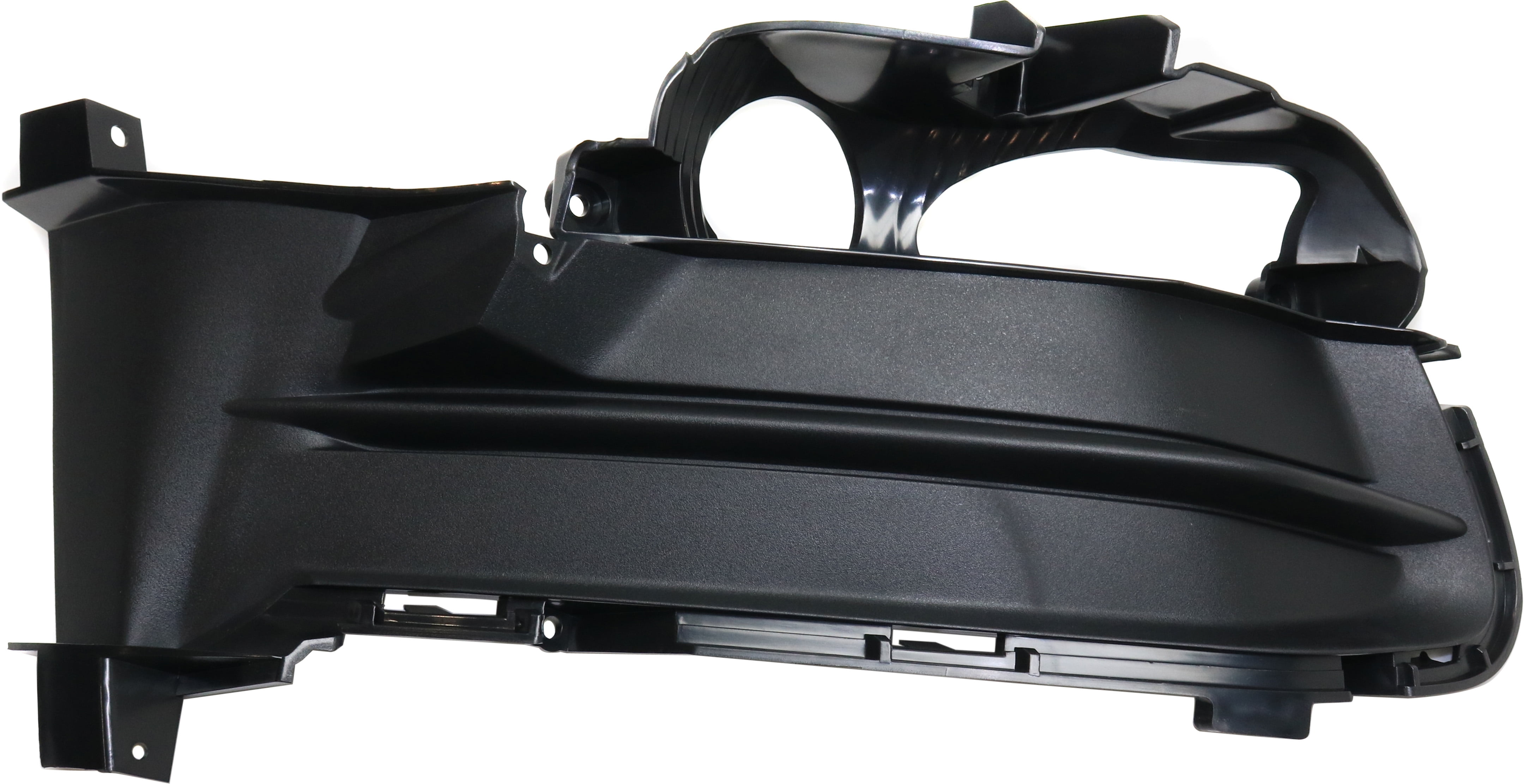 Fog Light Cover Compatible with 2015-2017 Ford Mustang Right Passenger Black