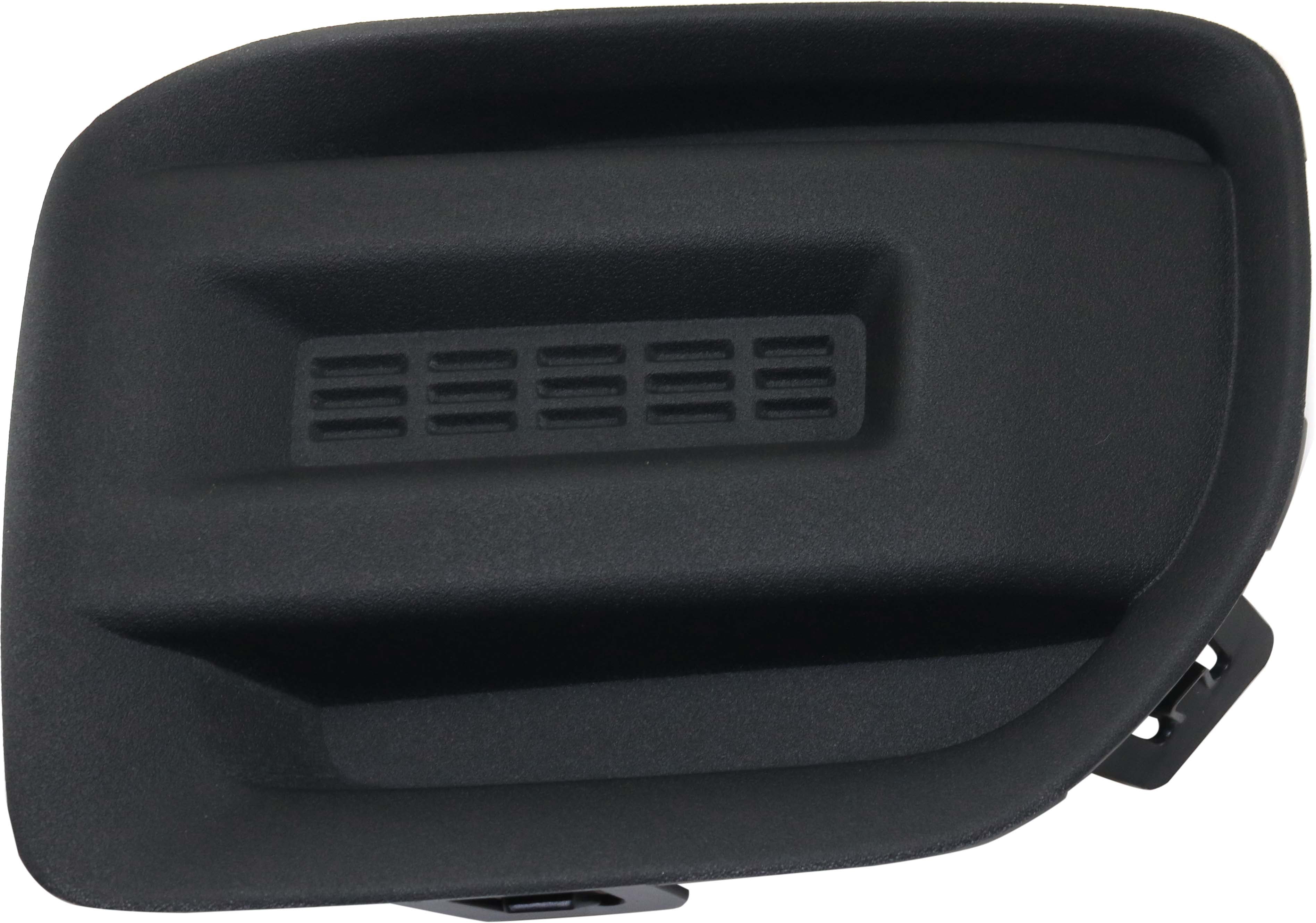 Fog Light Cover Compatible with 2015-2020 GMC Canyon Left Driver Textured Black