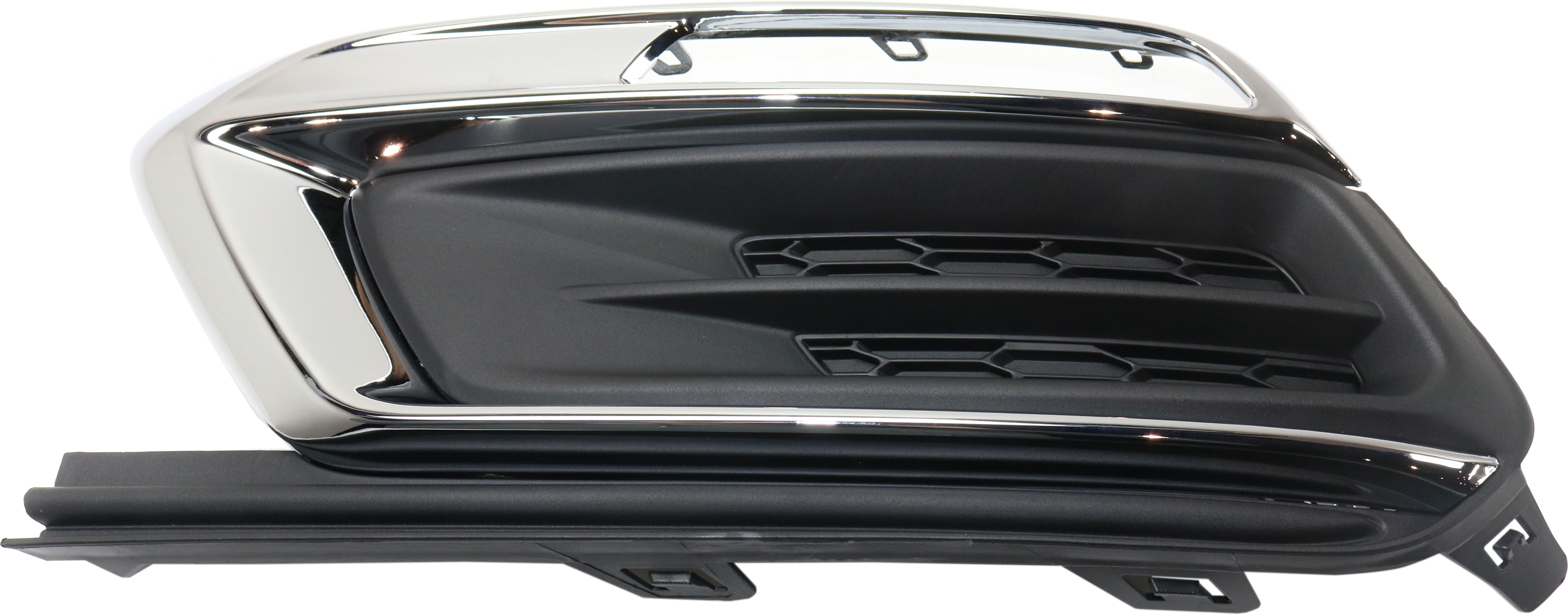 Fog Light Cover Compatible with 2015 Chevrolet Cruze 2016 Limited Left Driver Black