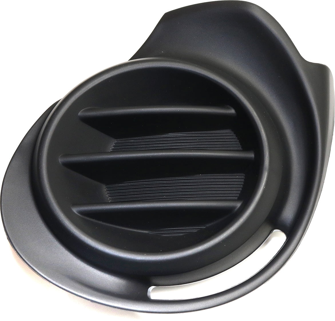 Fog Light Cover Compatible with 2015 Toyota Prius C Left Driver Textured Black