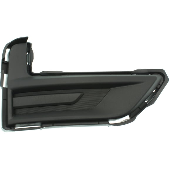 Fog Light Cover Compatible with 2017-2019 Nissan Rogue Right Passenger Textured Black